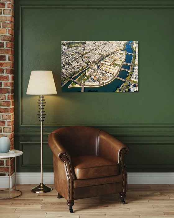 Île de la Cité, Paris, with the Norte-Dame