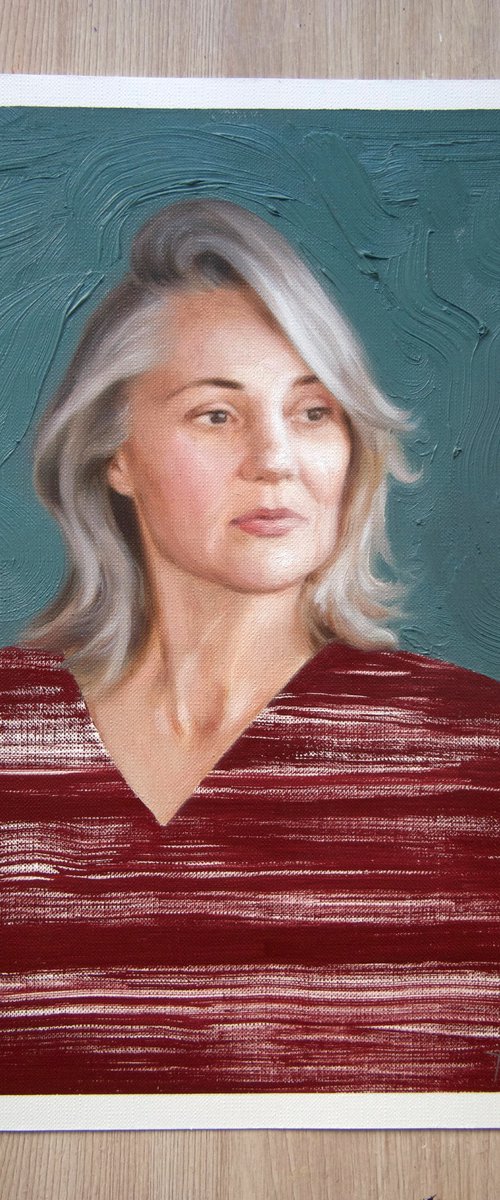 Commission portrait by Anna Bernadskaya