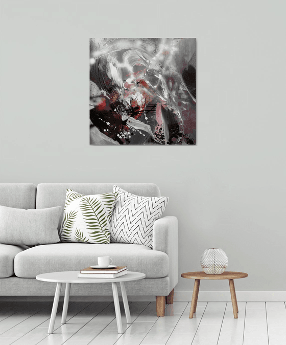 Large Unique Abstract Painting Chopin Music By Kloska