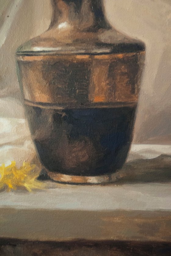 Yellow Flowers in a Vase