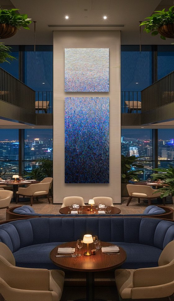 In search of silence- 3 (blue)