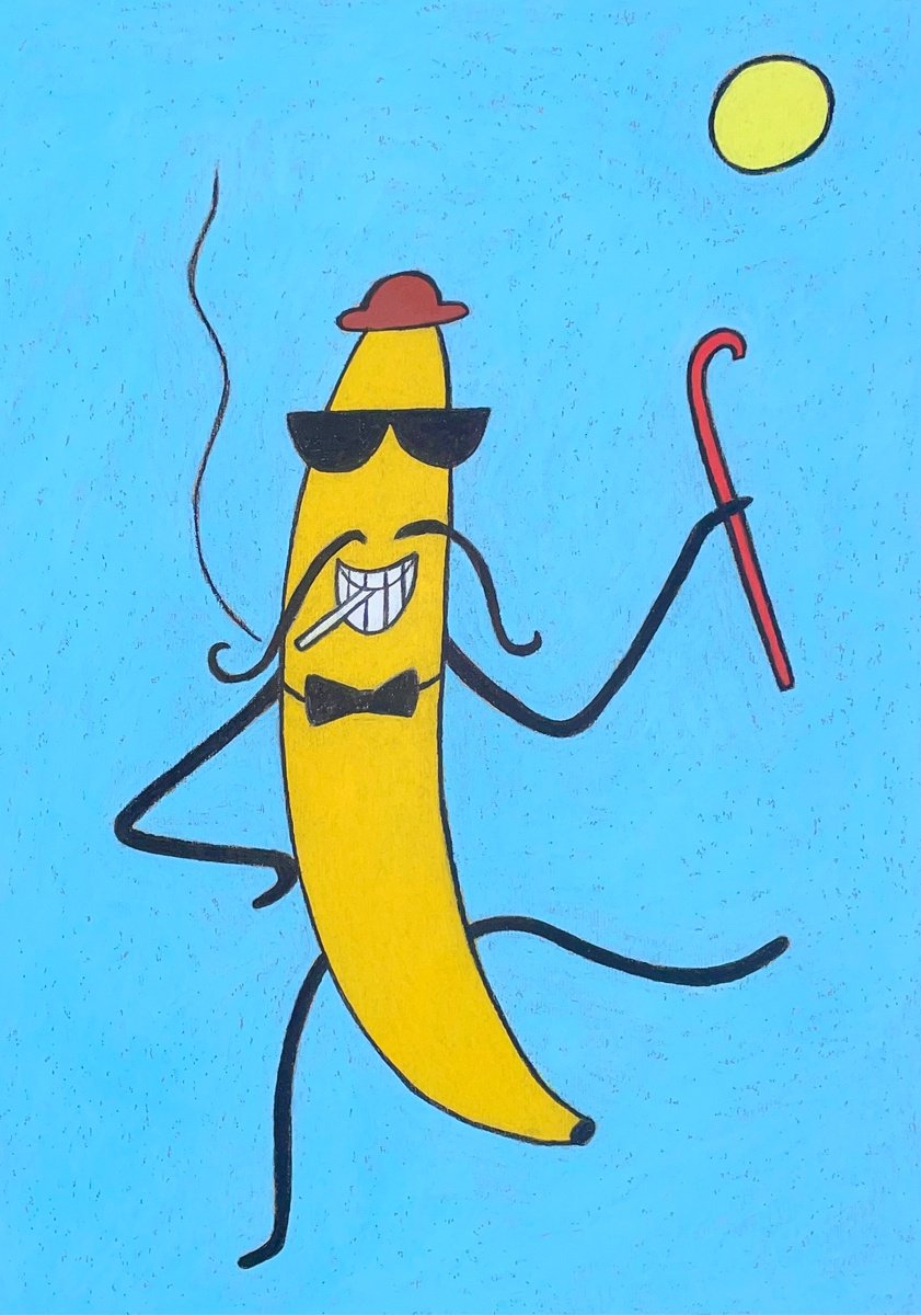 Gentleman Banana dancing by Ann Zhuleva