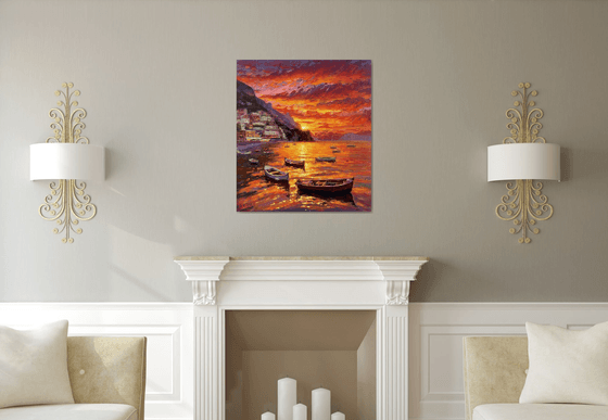 "Evening Magic of Amalfi"