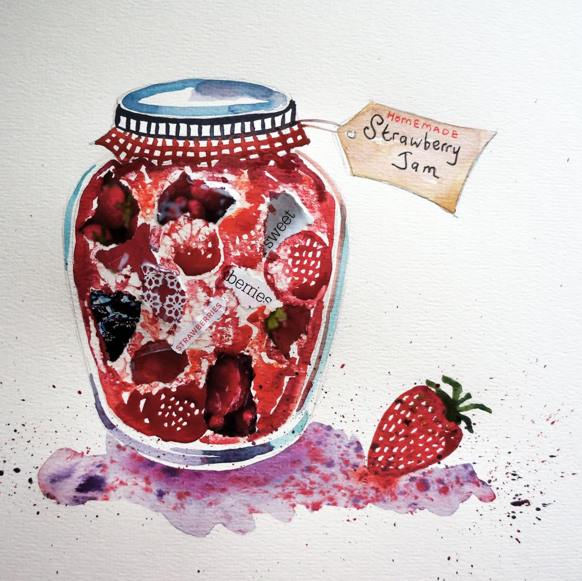 Strawberry Jam (Handmade) by Julia Rigby
