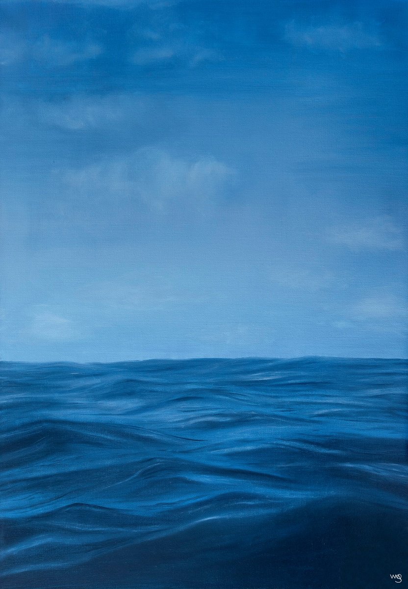 Blue Ocean by Sarah Vms Art