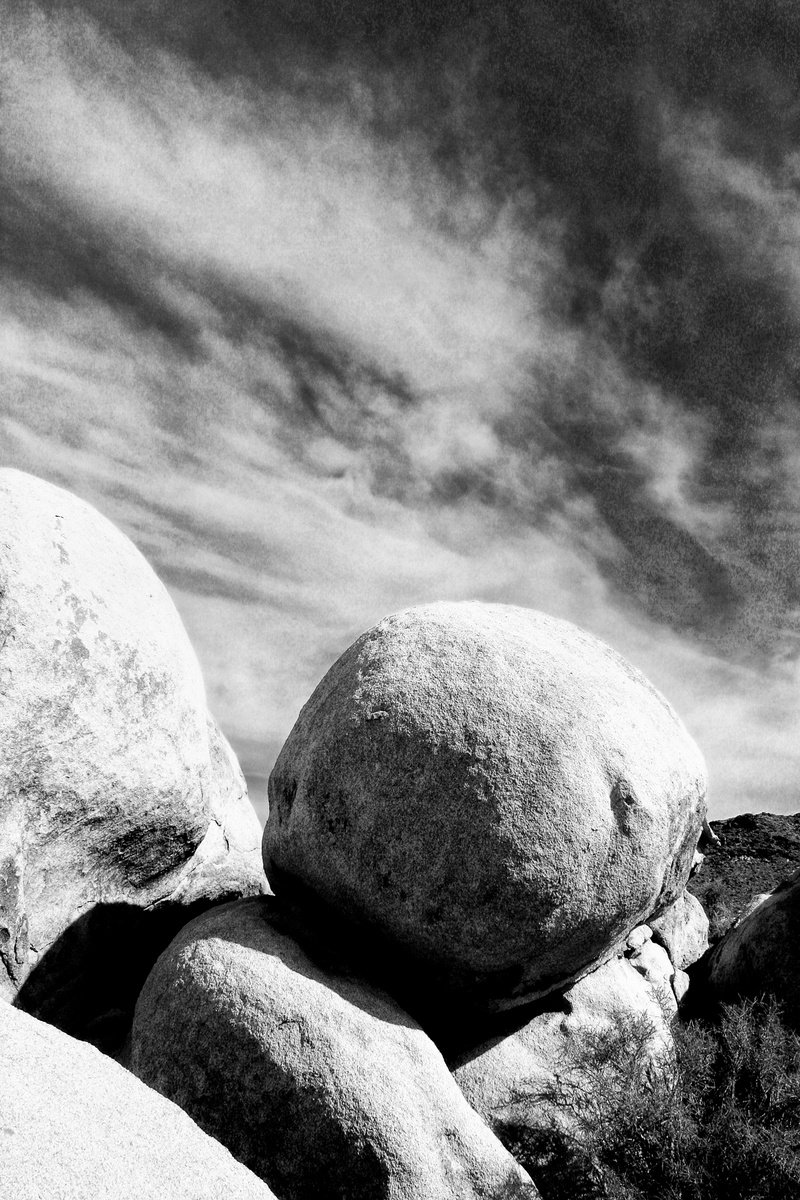 Photorealistic Photograph , Rolling Stone Joshua Tree National Park Ca By William Dey, 15 X 22, Artwork For Sale On Artfinder