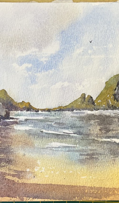 Worms Head, Gower by Vicki Washbourne