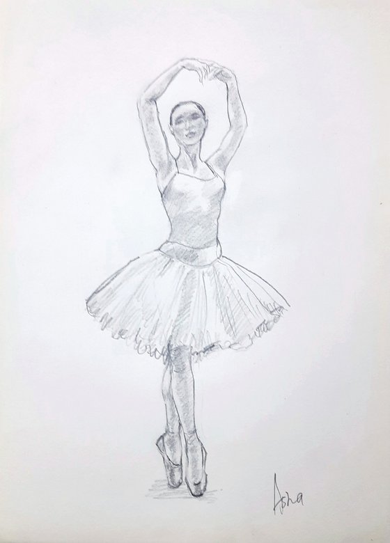 Set of Rehearsing Ballerinas 8 and 11