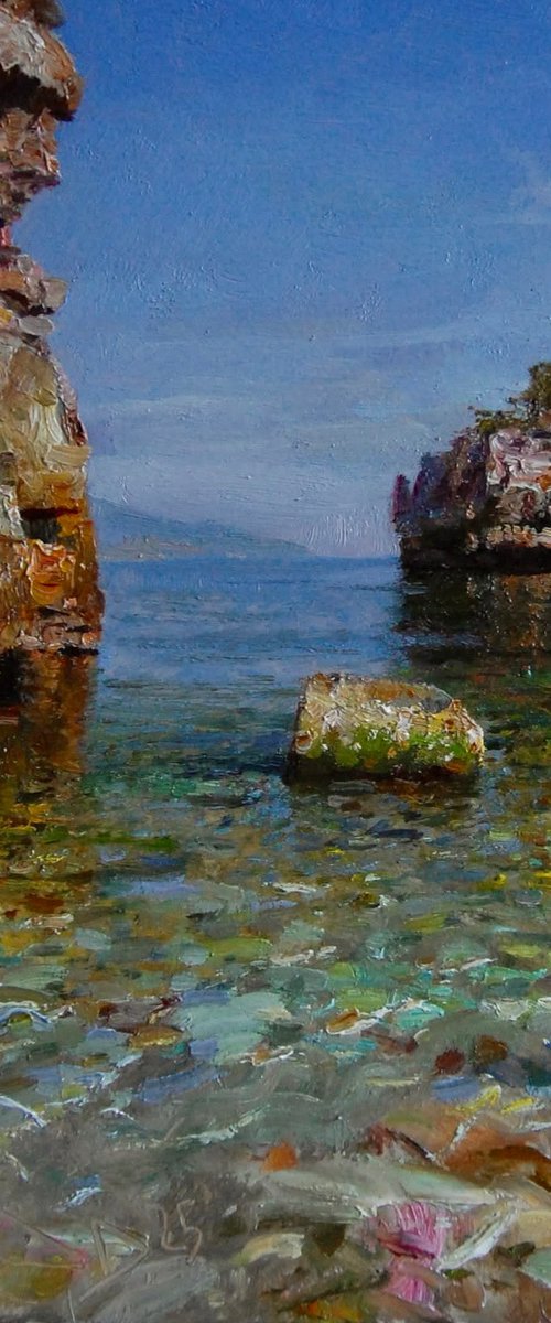 Rocky shore by Denys Gorodnychyi