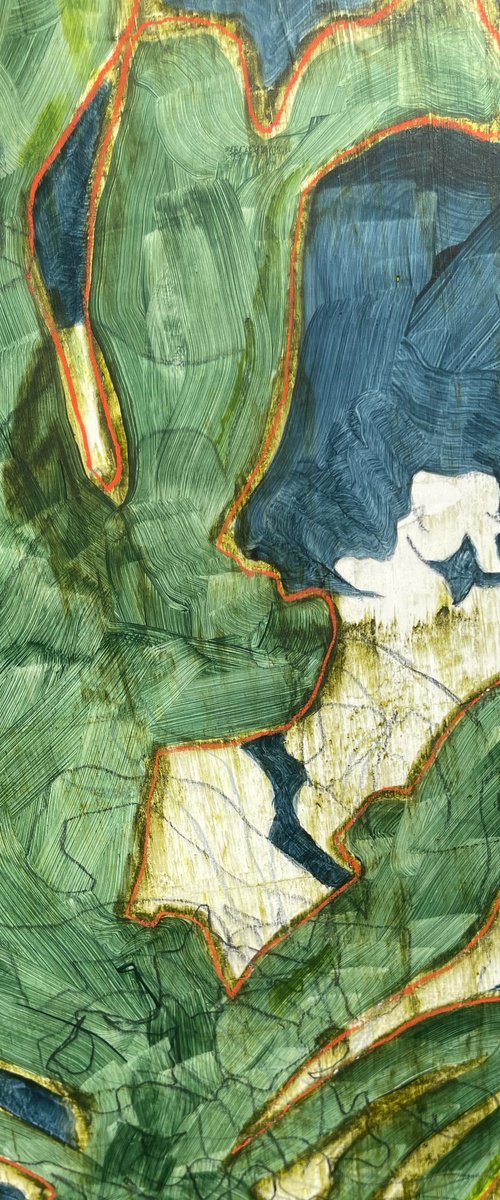 Kale in Winter by Linda Jones