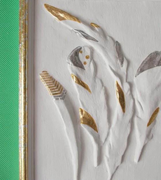 "Elegant feathers", set of 2
