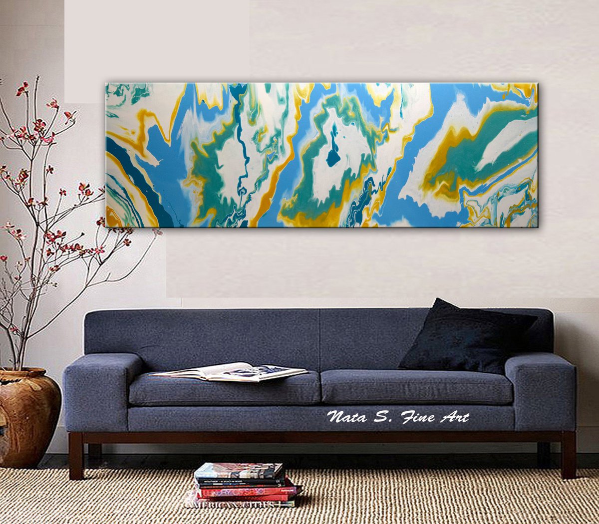 Freedom - Large Abstract Painting by Nataliya Stupak