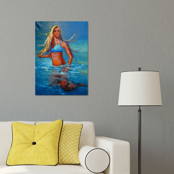 Gold & Azure: The Sea Breath