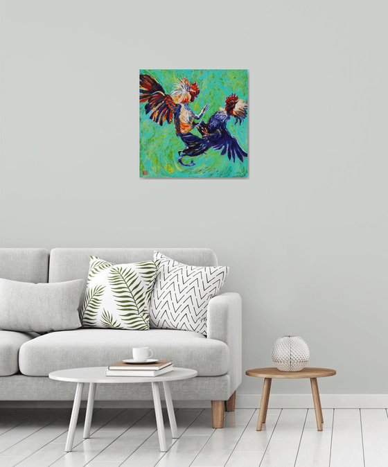 Fighting Roosters