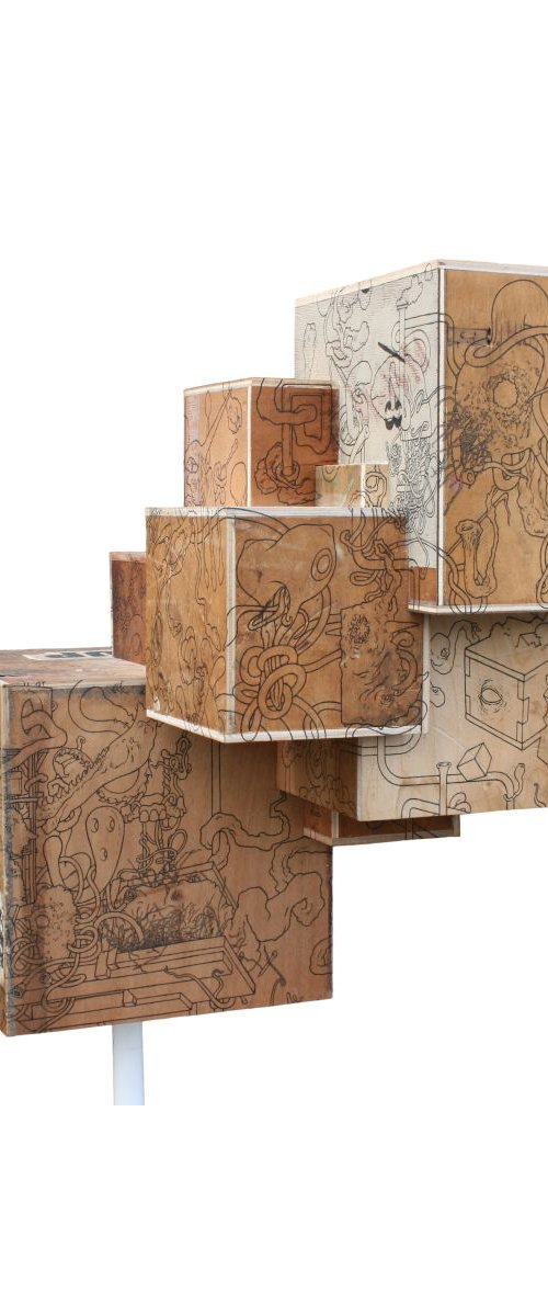 Tattooed Tumour Box by Wayne Chisnall