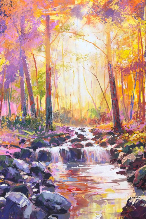 Forest Creek 5 by Jos Coufreur
