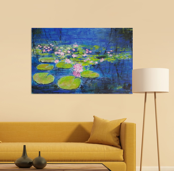 Waterlilies lake