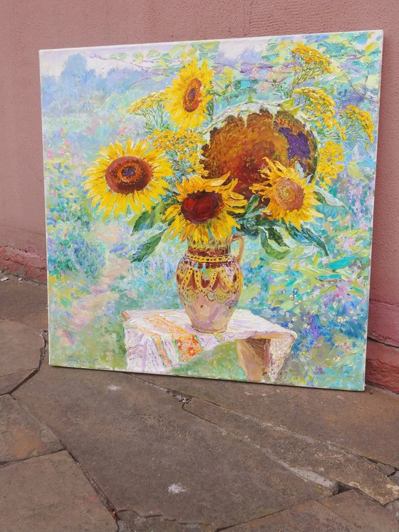 Sunflowers.