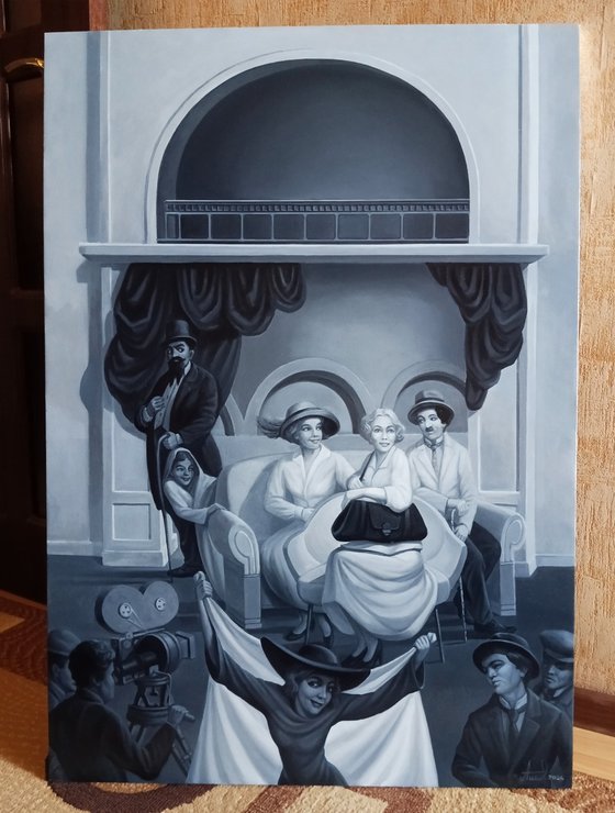 A Surreal Chaplin Portrait