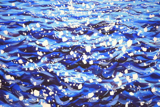 Blue water. Light.