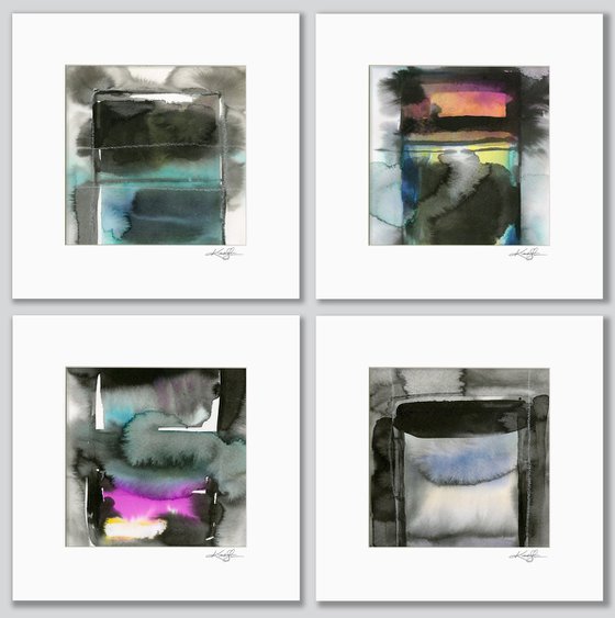 Meditations Collection 11 - 4 Abstract Paintings