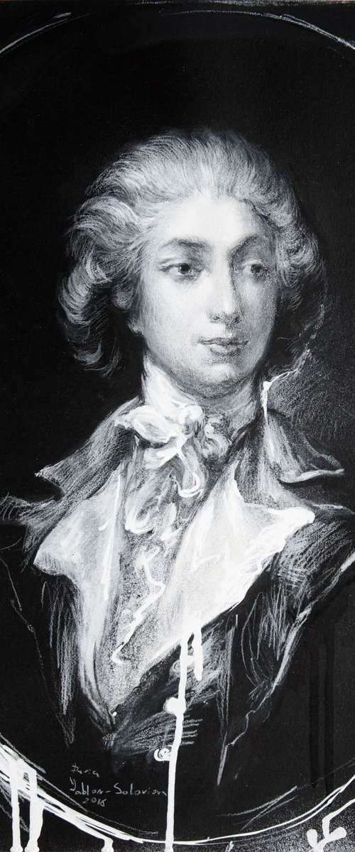 "The God of Dance" After Gainsborough. by Daria Yablon-Soloviova