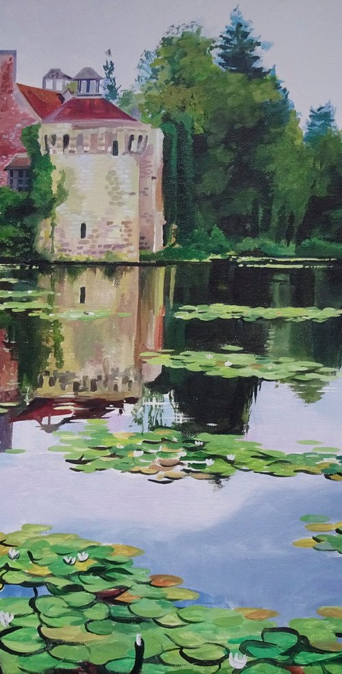 Scotney Castle Kent England by Joseph Lynch