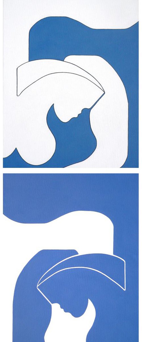 L'ombre bleu by Hildegarde Handsaeme