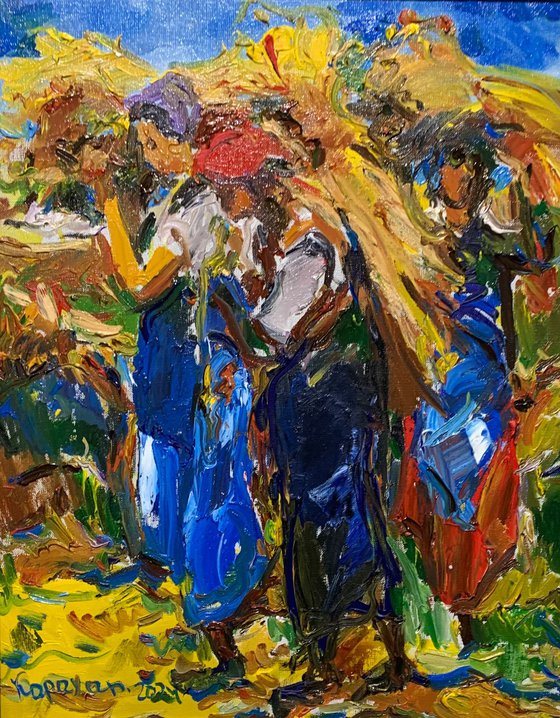 LANDSCAPE. NOON REAPERS