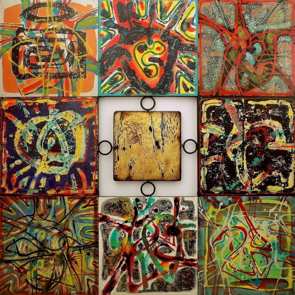 A Small Heart Iconry-Iii By Stanislav Bojankov, 47 X 47, Artwork For Sale On Artfinder