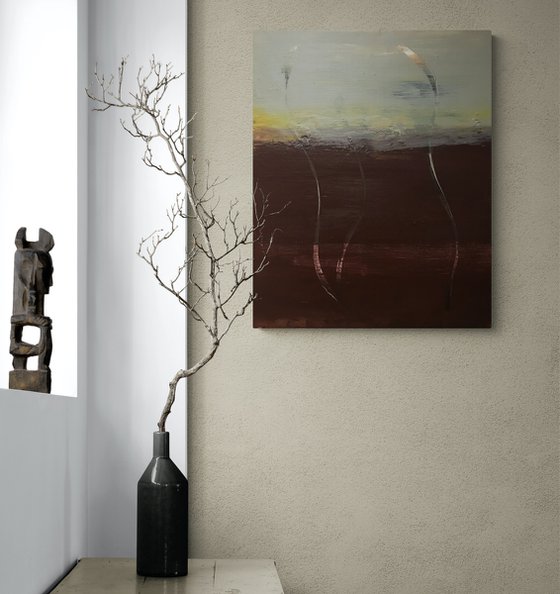 Until You See Me Minimalist Painting