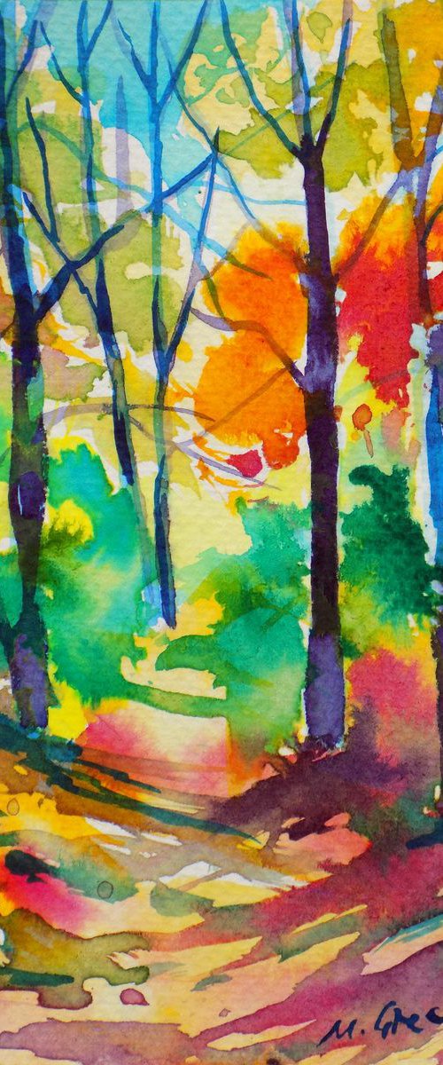 Sunny Spring path by Maja Grecic