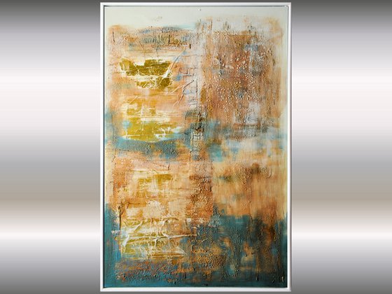 Silentium  - Abstract Art - Acrylic Painting - Canvas Art - Framed Painting - Abstract Painting - Industrial Art