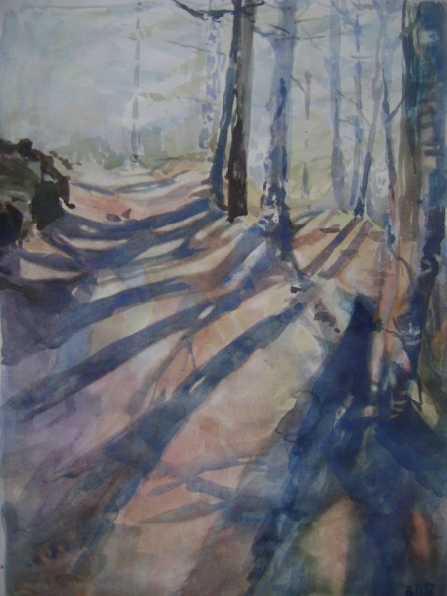 Landskape with threes by Boyana Petkova