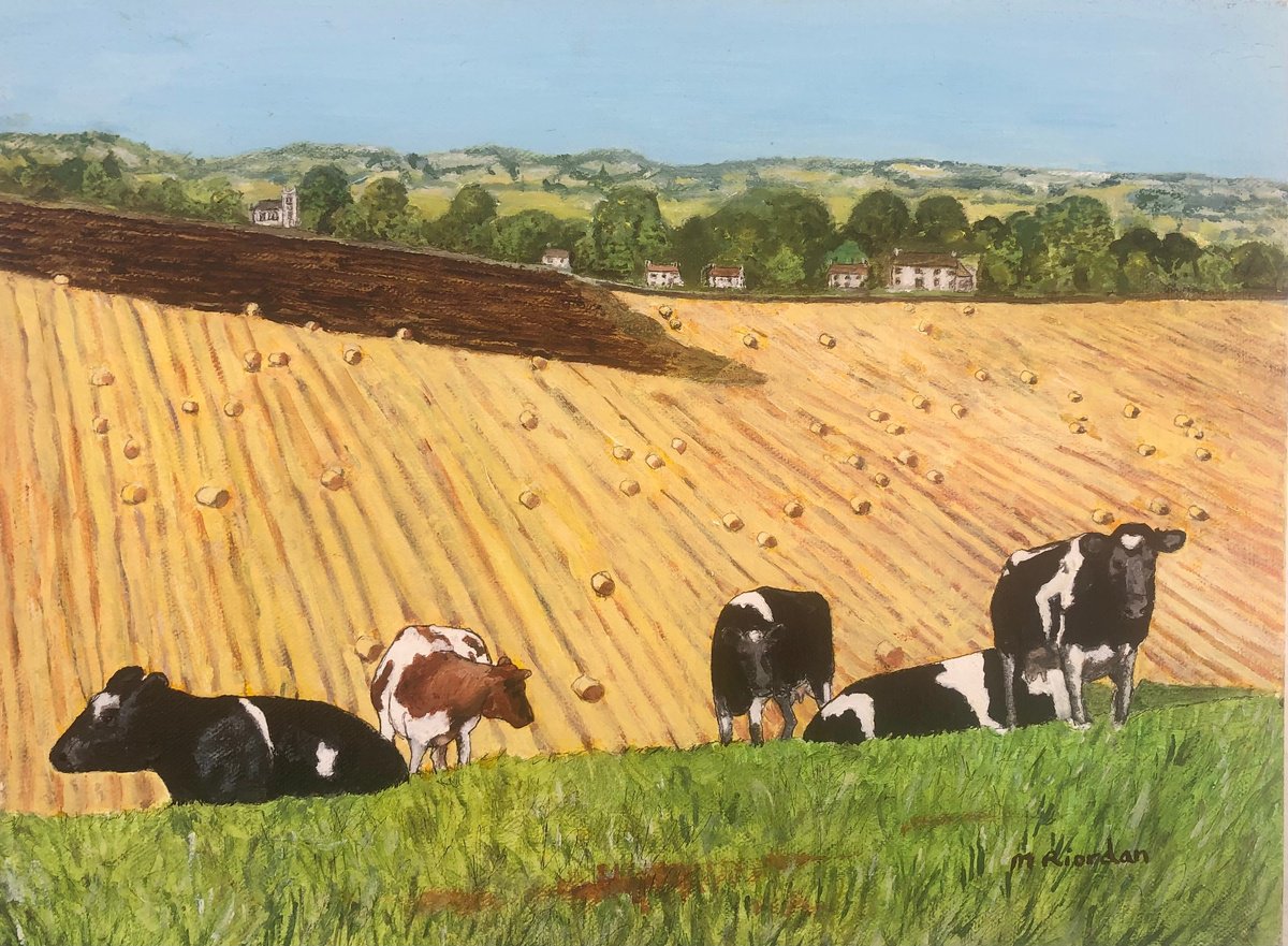 SOMERSET COWS by Margaret Riordan