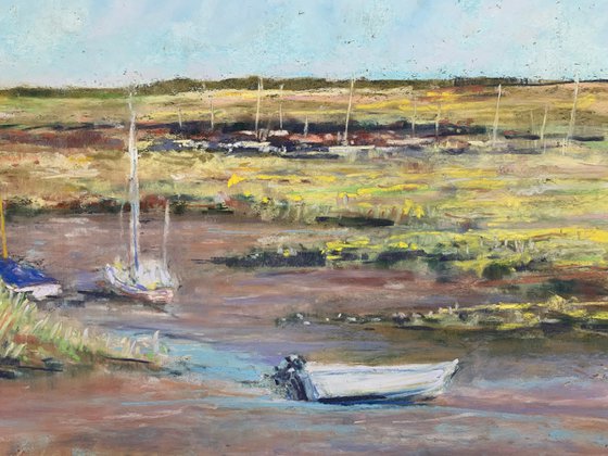 Boats at Brancaster Staithe