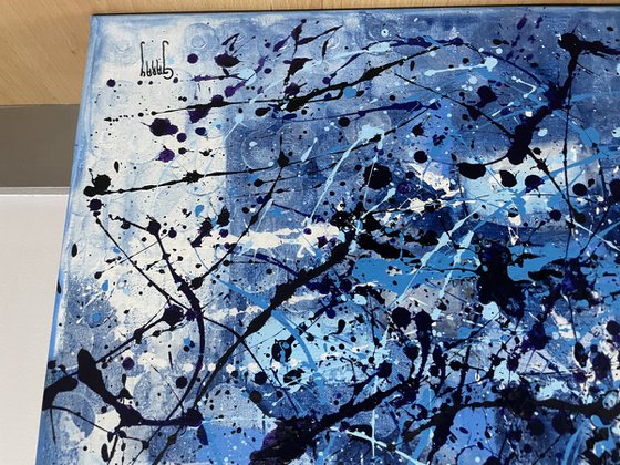 Abstraction in Blue and White