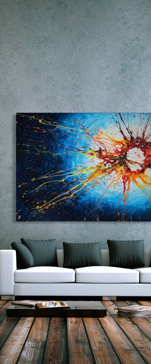 Night Igniter VI - CANVAS ONLY by Ansgar Dressler