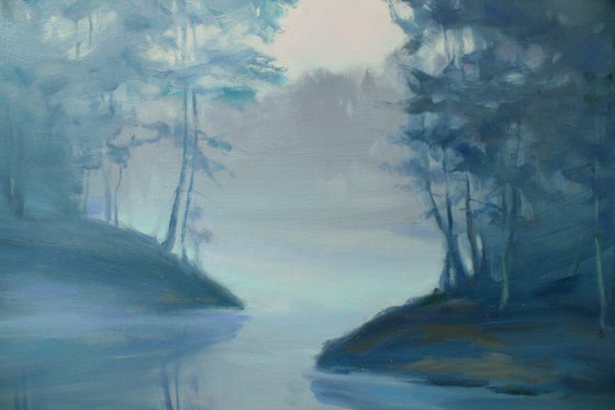 "Blue fog"