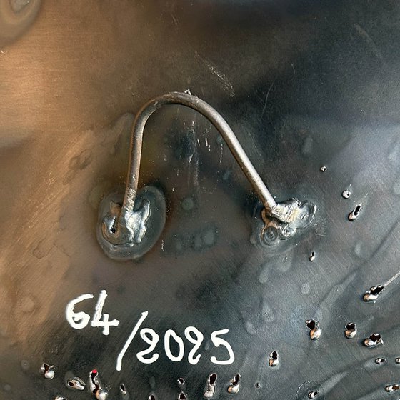 Wall sculpture - Tainbow owl