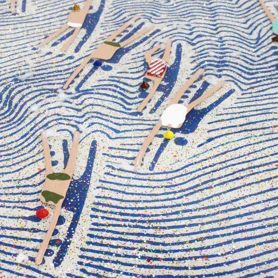 Swimmers 927 at Blue Coast California Beach San Francisco