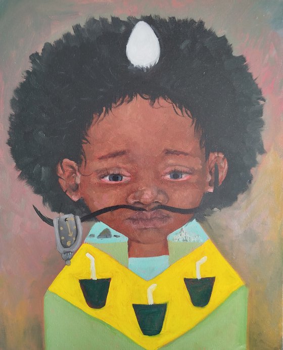 Black Dalí surrealist