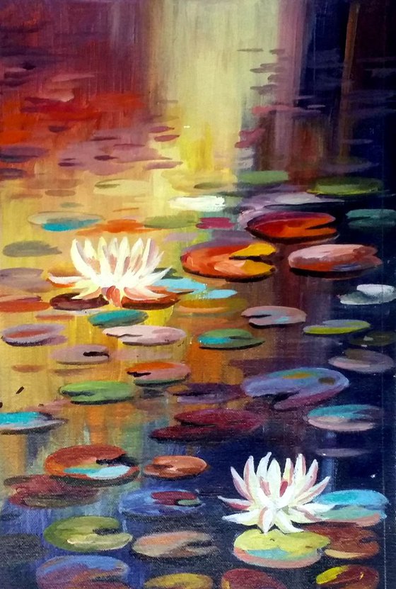 Lotus and Pond