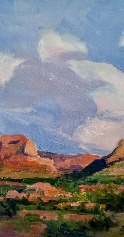 Sedona in Spring, landscape by Padmaja Madhu