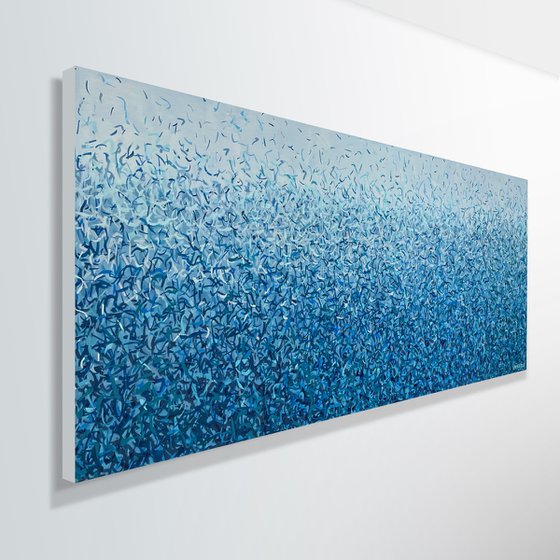 Bronte Water Dance 152 x 61cm acrylic on canvas