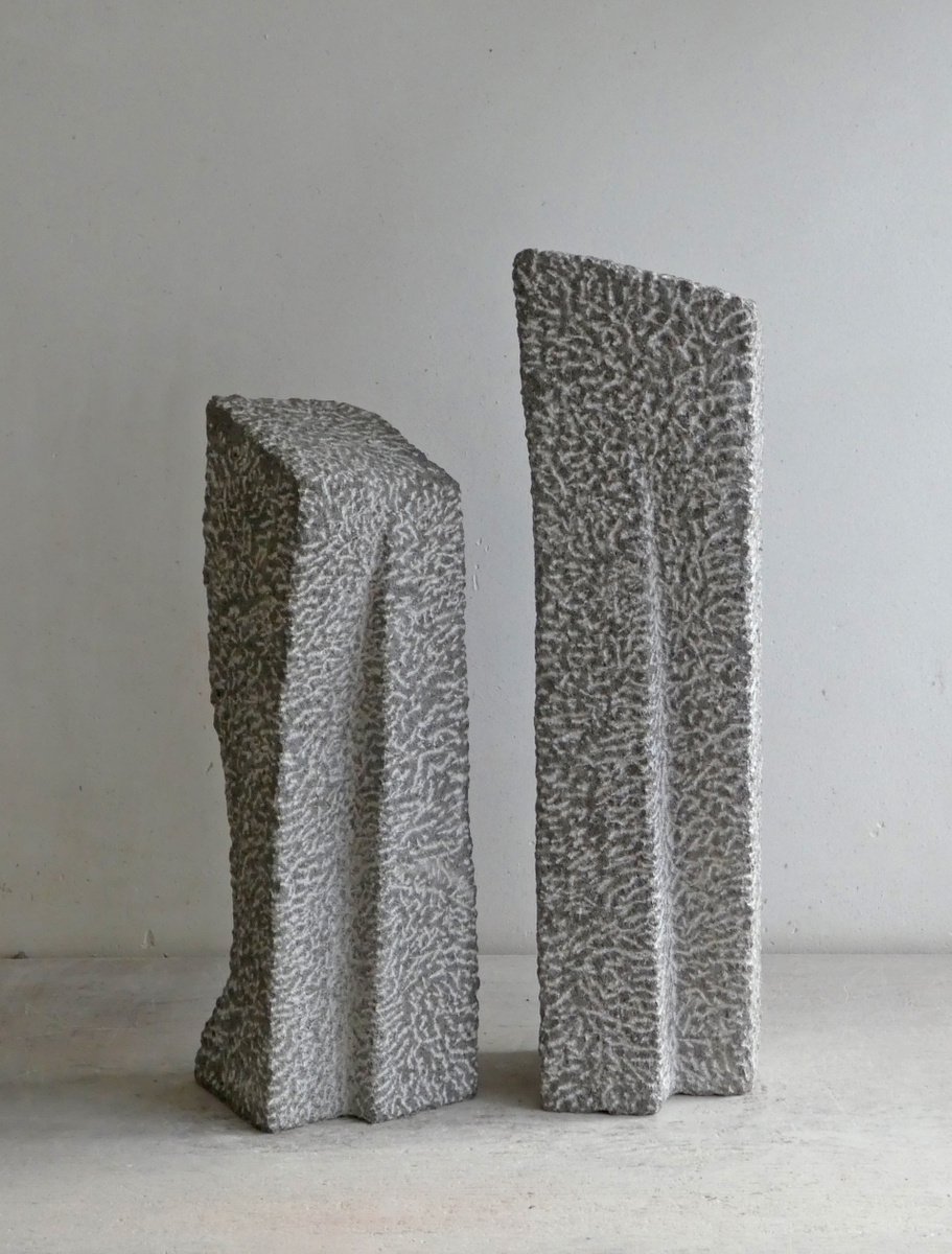 Abstract Stone Sculpture , Stonehenge On The Move By Fieke De Roij, 16 X 28, Artwork For Sale On Artfinder