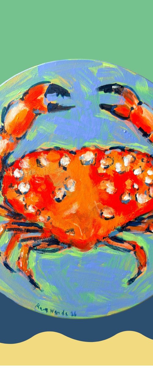 Red crab by Mara Wanda