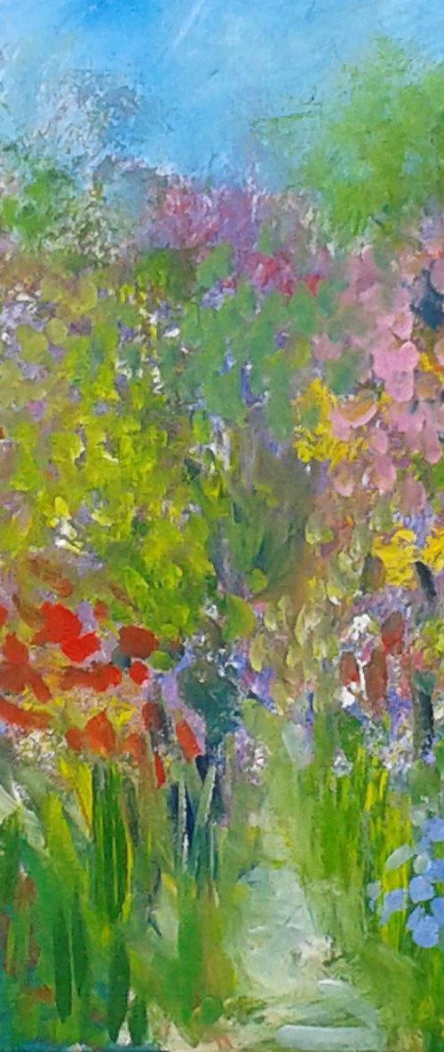 An English Country Garden by Jan Rippingham