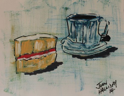 Coffee and cake. by John Halliday