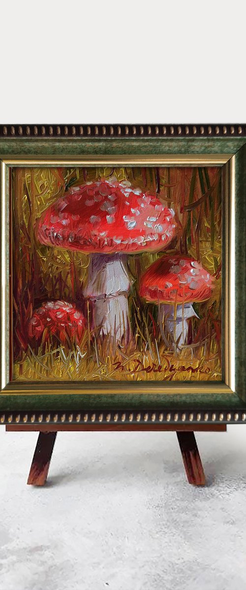 Mushrooms red by Nataly Derevyanko